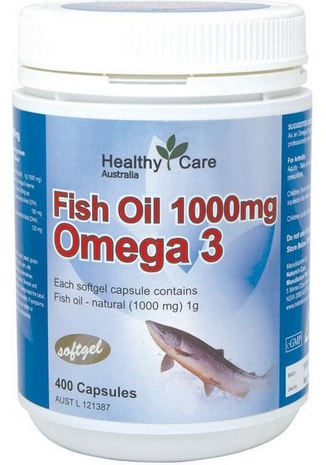 Healthy Care Omega 3 Fish Oil Anti-Inflammatory Action 1000mg