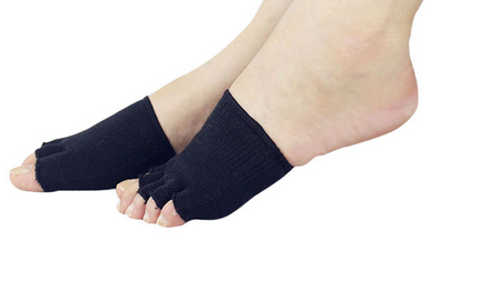 Gel-Lined Compression Toe Separating Socks