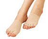 Gel-Lined Compression Toe Separating Socks